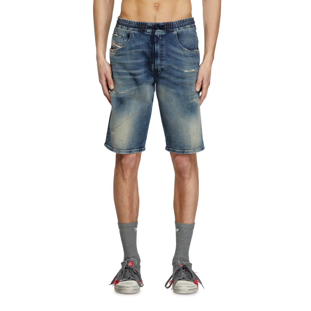 2033 D-Krooley-Short Jogg - Hombre Azul Marino