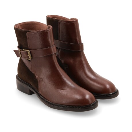 BOTA VENET - CUERO SAFFY MARRON