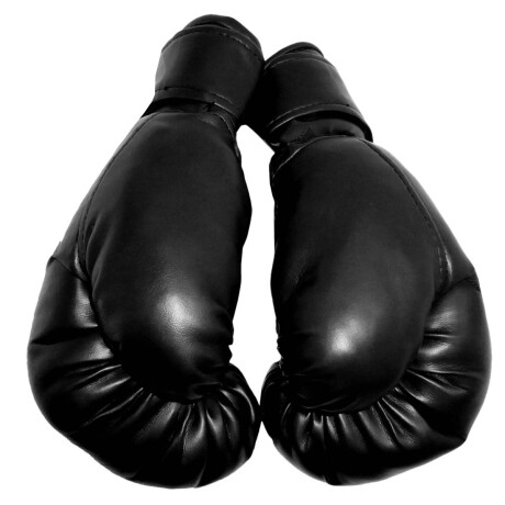 Guante De Boxeo Excelente Calidad Vendas Bolsas N1 Negro