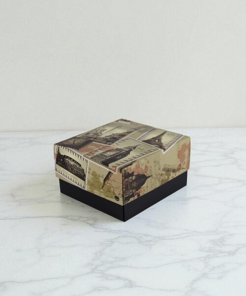 Caja laminada Caja Ciudades - 15x16x9 cm