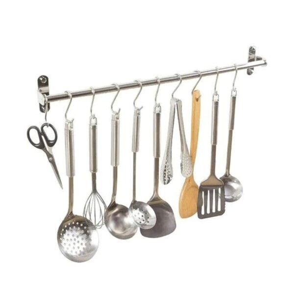 SOPORTE DE COCINA ACERO INOX PLATA