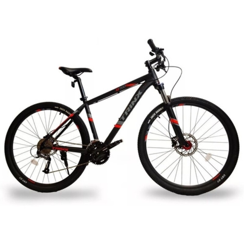 Bicicleta Trinx Mtb R.29 D700 Pro Dvr (con Bloqueo) Negro/gris/rojo
