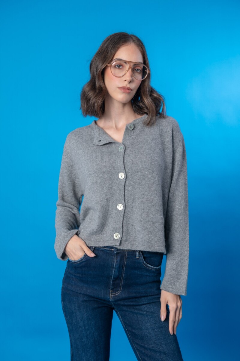 Cardigan Dotta - Gris 