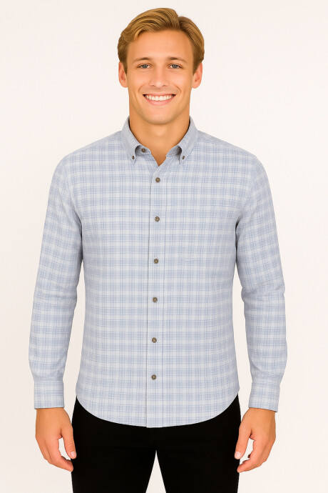Camisa Bavara Gris