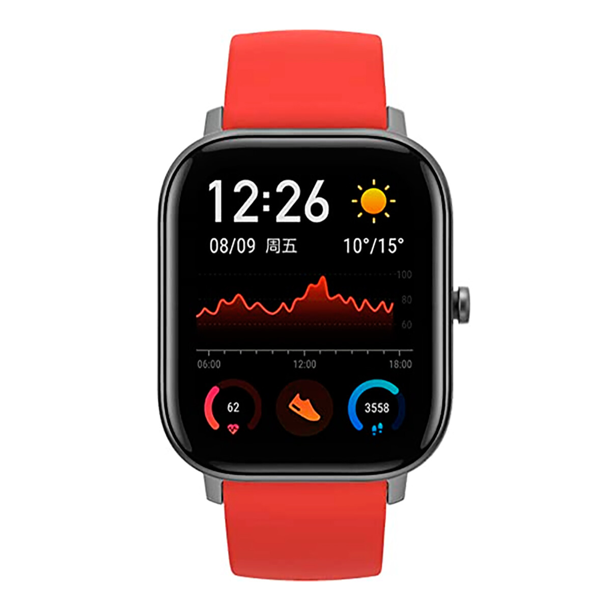 Amazfit - Reloj Inteligente Smartwatch Gts A1914 - 5ATM. 12 Modos de Ejercicios Convencionales. 1,65 