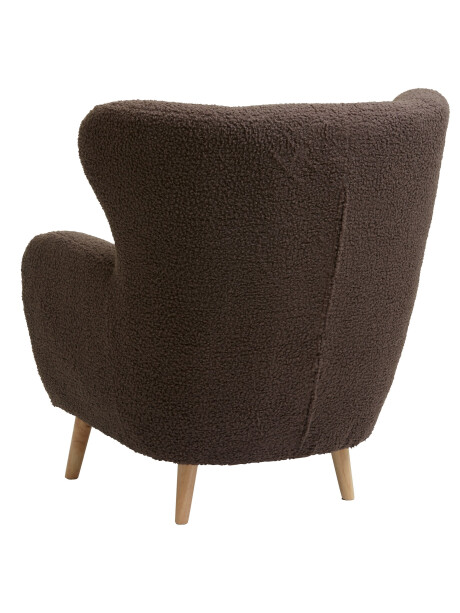 Sillón VILDSUND 1 cuerpo tela bouclé marrón Sillón VILDSUND 1 cuerpo tela bouclé marrón