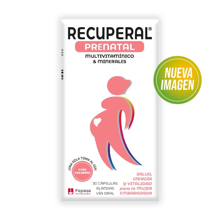 RECUPERAL PRENATAL FRASCO X 30 COMPRIMID única