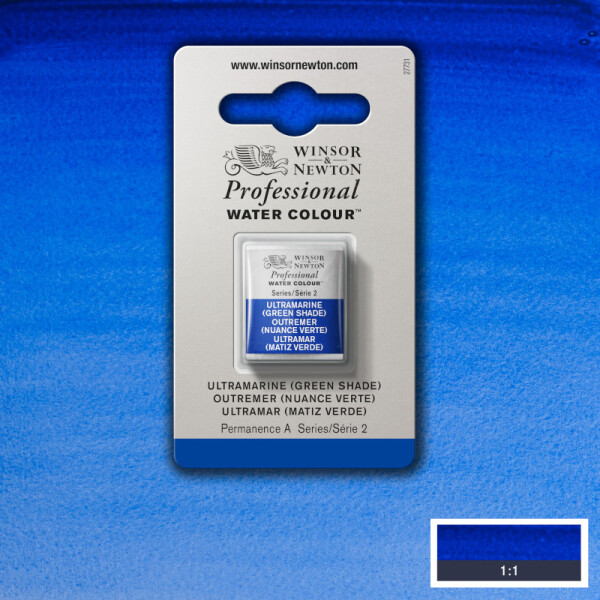 Acuarela profesiona Half Pan - Winsor & Newton Tonos Azules