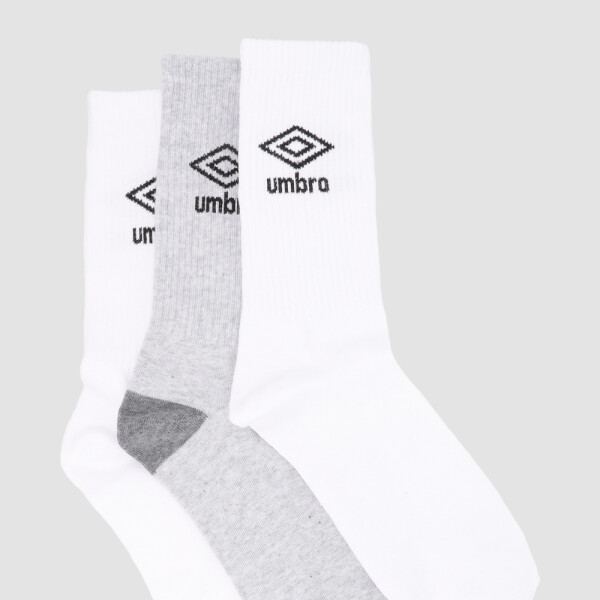 Media Umbro Pack x3 Diseño 11 U Umbro Hombre 959