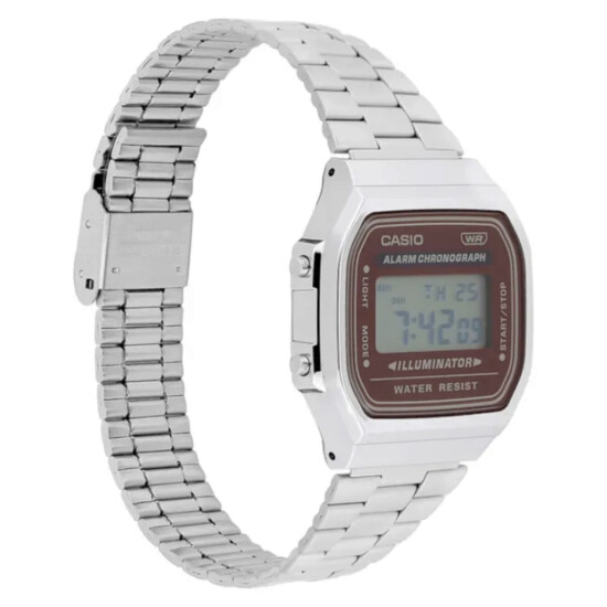 Reloj CASIO RETRO A168WA-5AYDF Acero Plateado Esfera 33mm 0