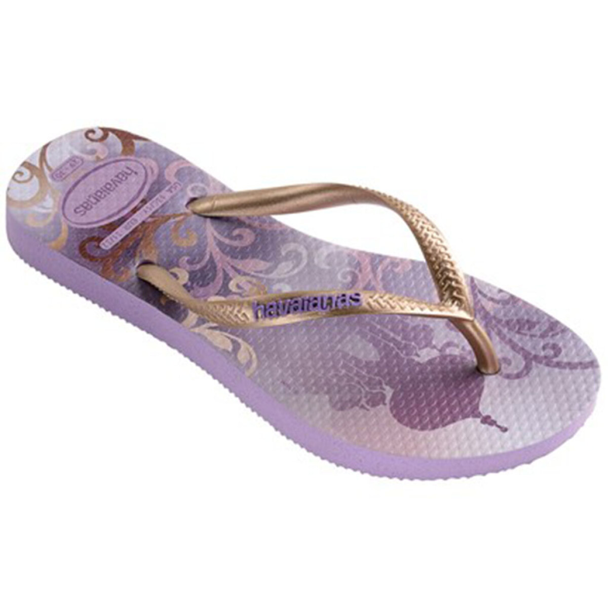 Sandalias Infantiles Havaianas Kids Slim Princes - Lila claro 