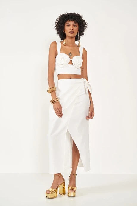 Falda Peggy Off White