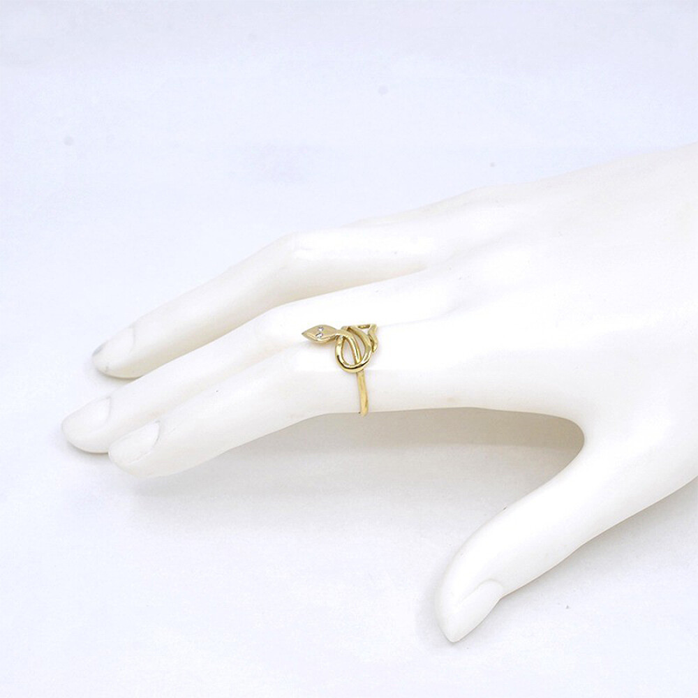 Anillo Vibora En Oro 18K Con Brillantes Anillo Vibora En Oro 18K Con Brillantes