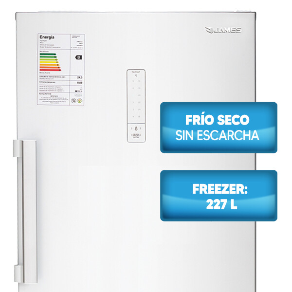 Freezer Vertical James Fjv-320 Nfm 250 L. FREEZER VERTICAL JAMES FVJ320 NFM 4264