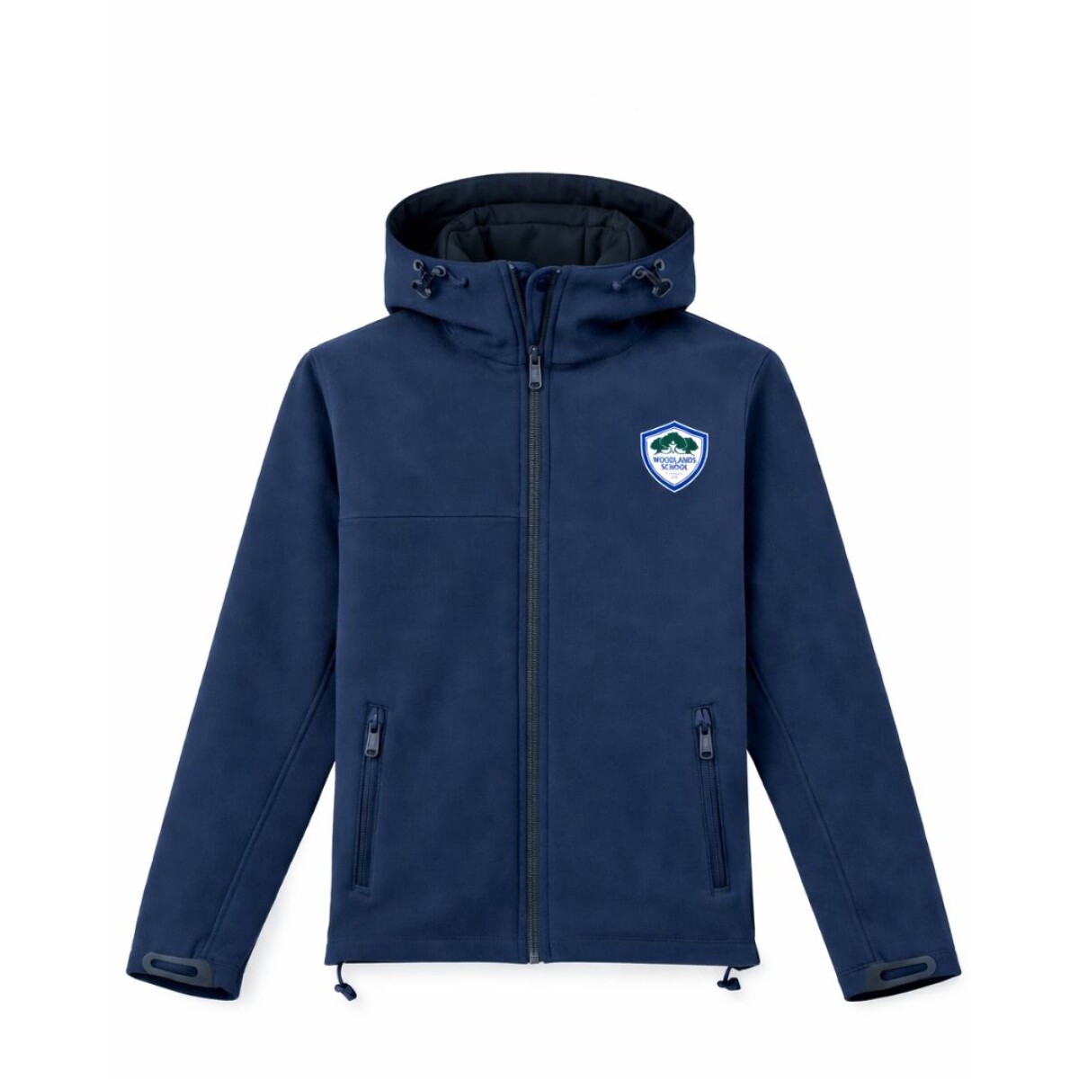 Campera light-shell c/capucha Navy