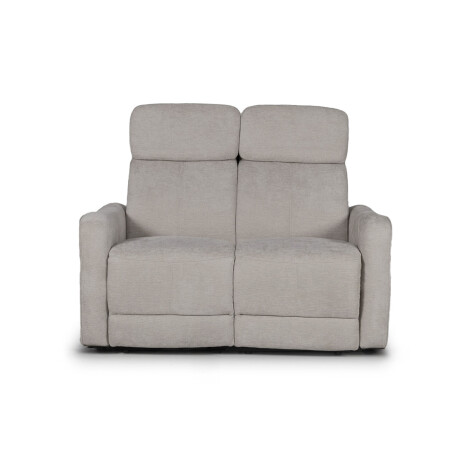 Sofá Pacific (Reclinable) - 2 cuerpos - Tela Microfibra XHR-15 (Greige)