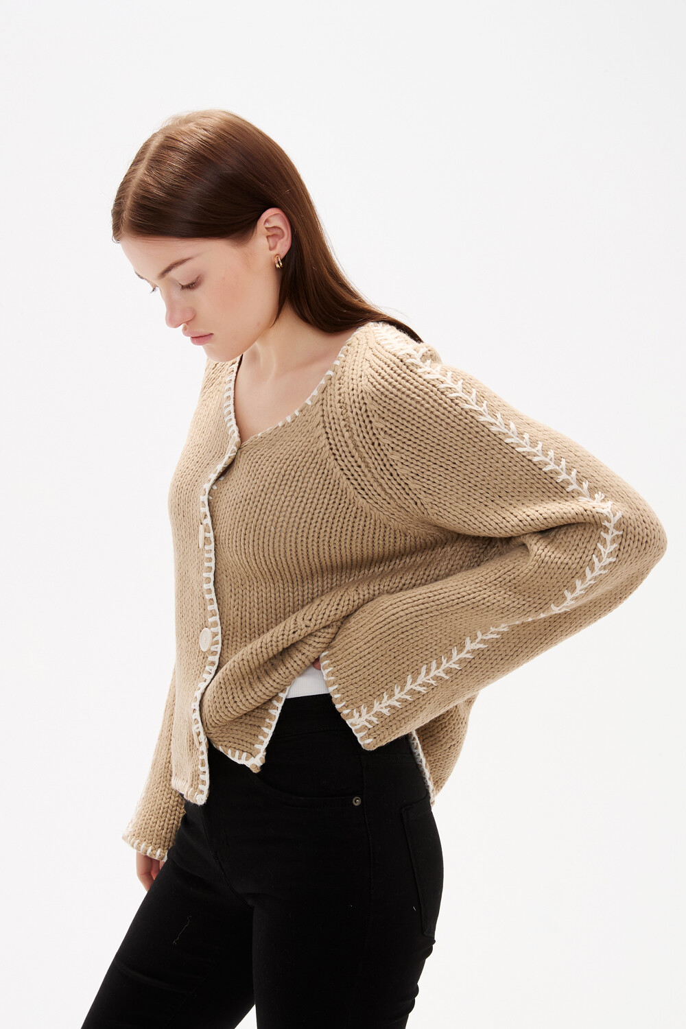 Cardigan Garene Beige