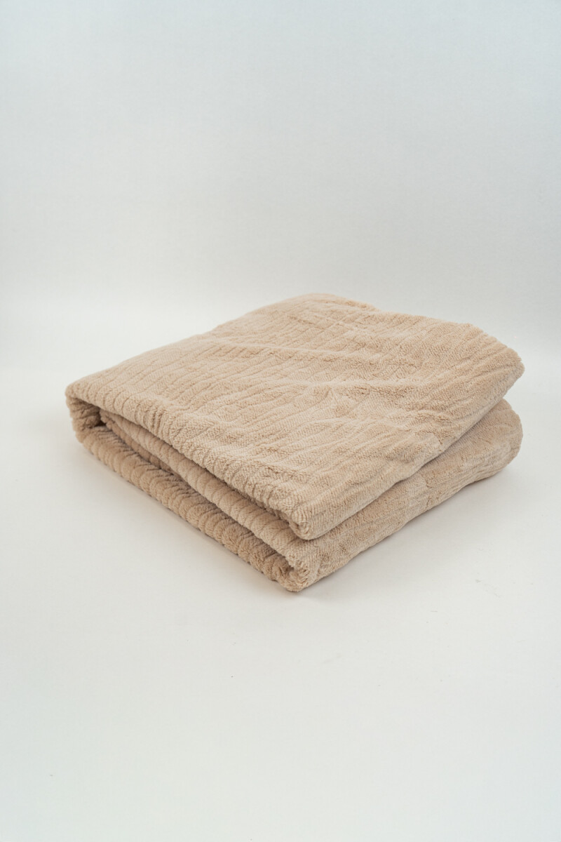 Manta Gala 2 Plazas - 220g - Beige 