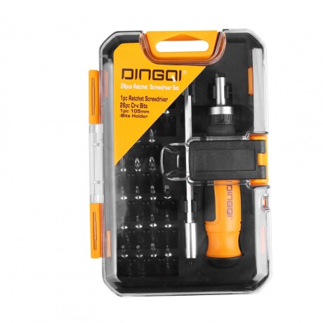 DINGQI JUEGO 25 PCS DESTORNILLADOR CRICKET MANGO T+ADAPTADOR+13 PUNTAS+9 DADOS Dingqi Juego 25 Pcs Destornillador Cricket Mango T+adaptador+13 Puntas+9 Dados