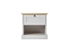 Mesa de Luz - 1 Cajón - Línea Valenciana Blanco