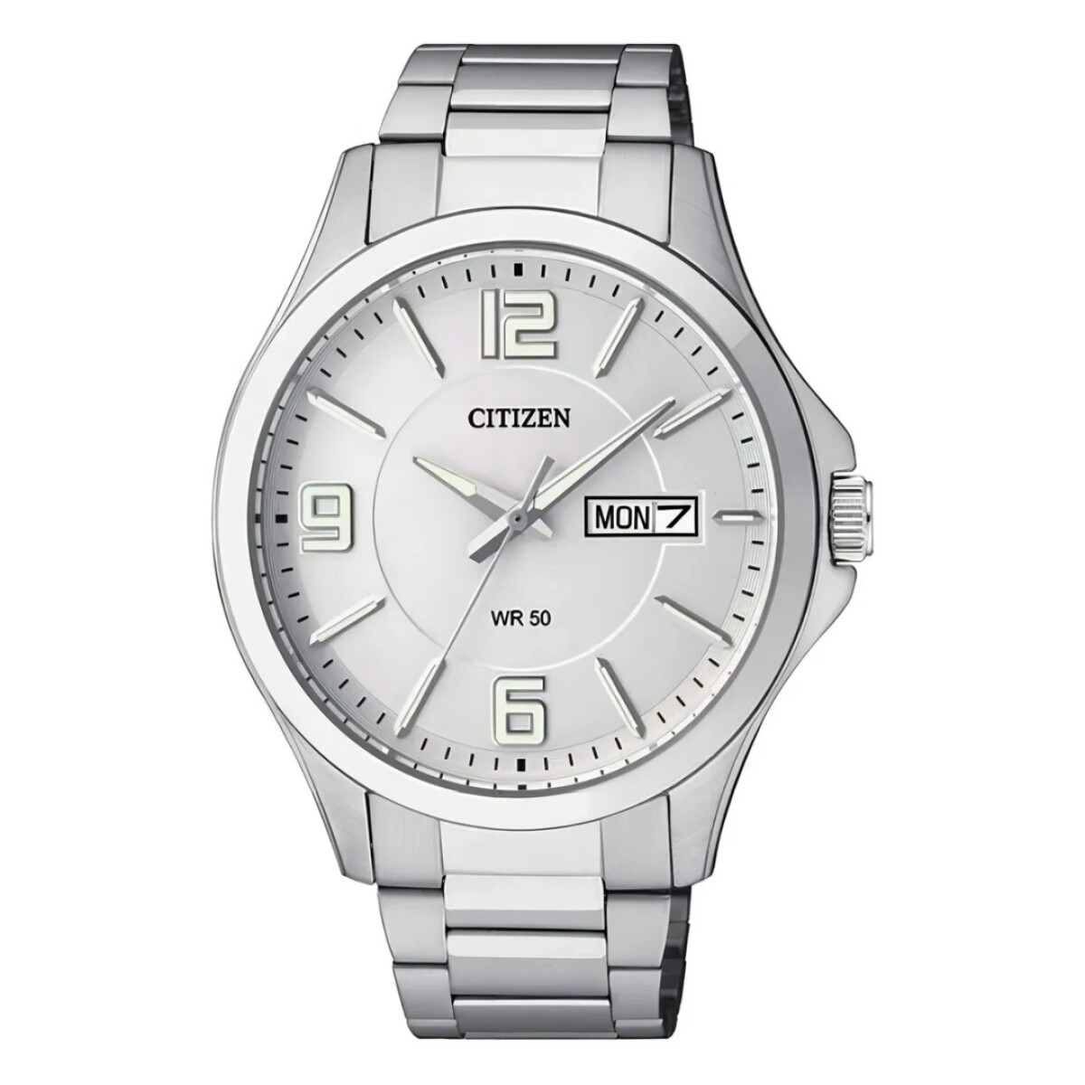 Reloj Citizen BF2001-55A para hombre con correa de acero - Plateado 