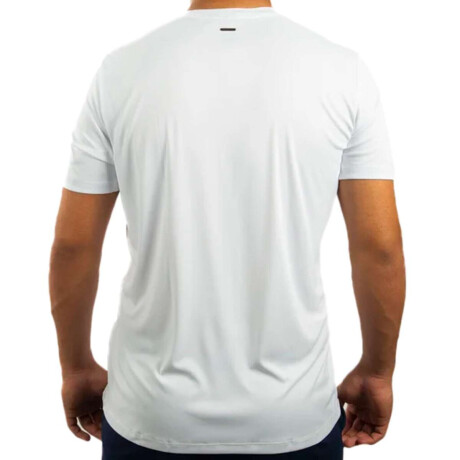 Fila Remera Reflective Core Run Hombre Blanco-Negro