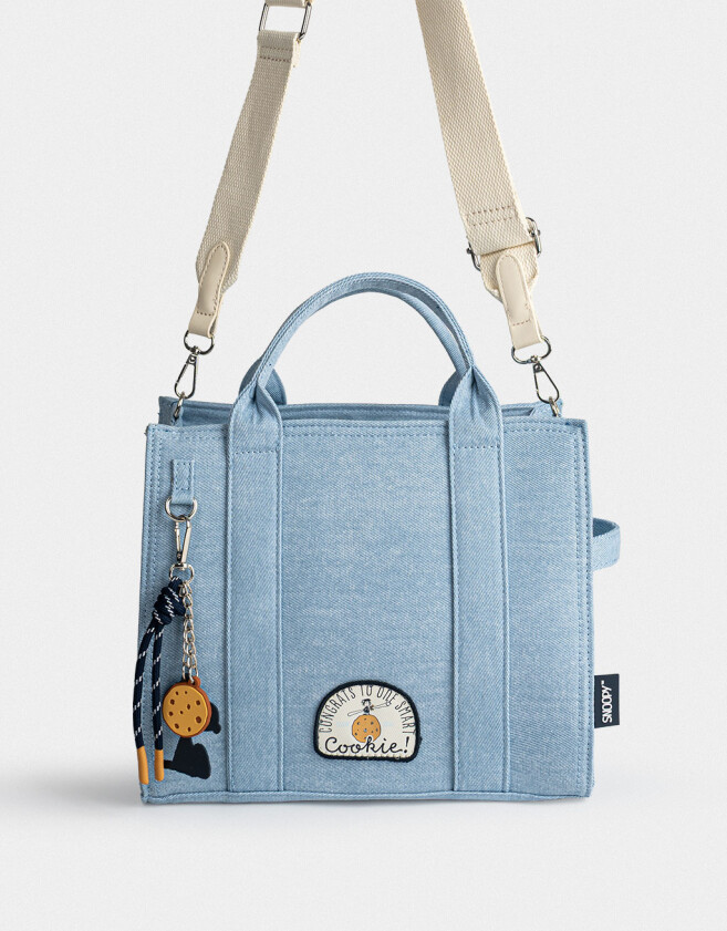 City Cartera City "snoopy" - Azul Celeste