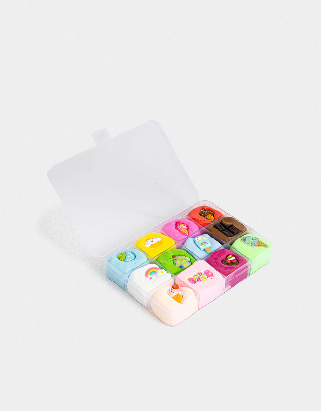 Lúdico Set De Slimes En Estuche - Combinacion Multicolor
