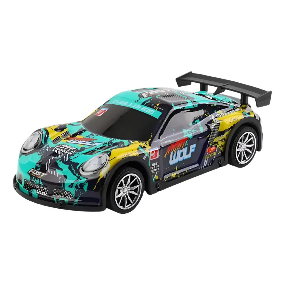 Auto Rc Deportivo Estampado Hace Drift / Derrape VERDE