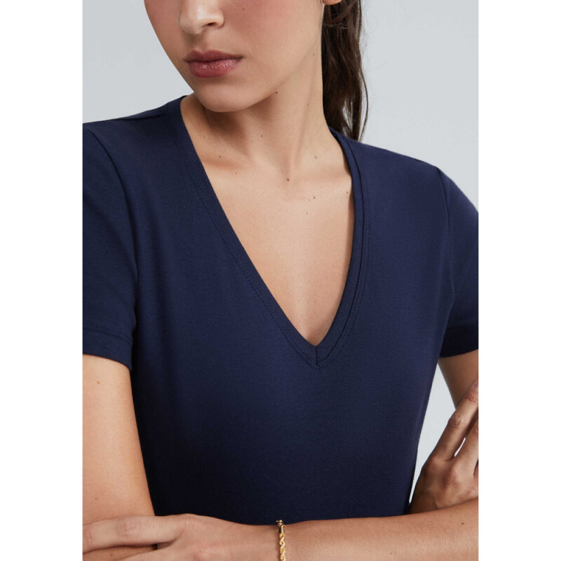 BLUSA MM FEM AZUL ESCURO