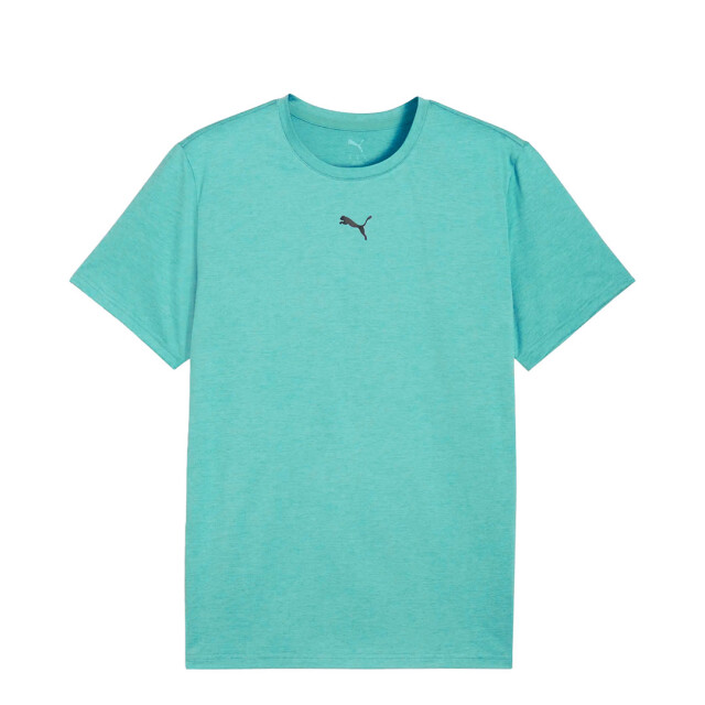 Remera de Hombre Puma Essentials Heather Cat Verde Menta