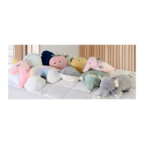 ALMOHADÓN PELUCHE ALGODON MULTICOLOR ARCOIRIS