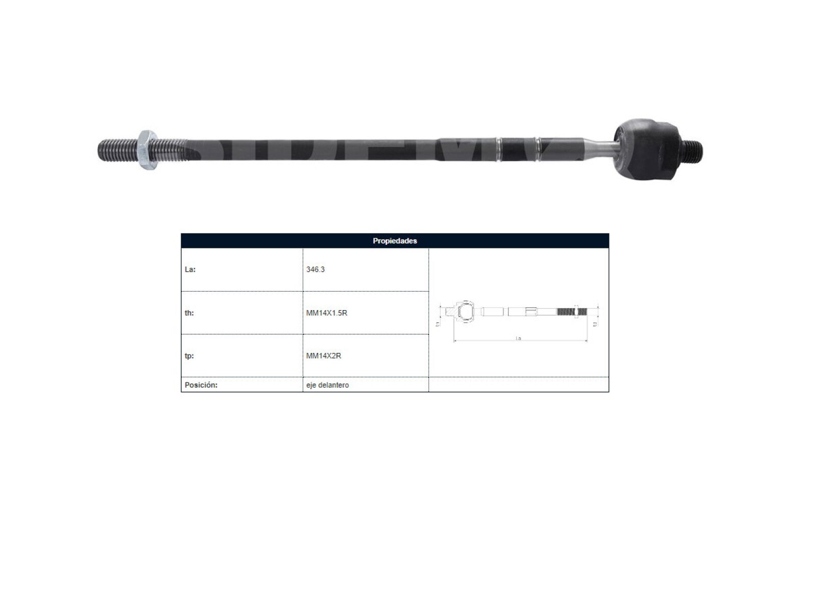Mate Ford Focus 99-05 Der/Izq 