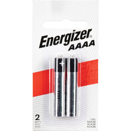 Pilas alcalinas AAAA Energizer blister por 2 Pilas alcalinas AAAA Energizer blister por 2