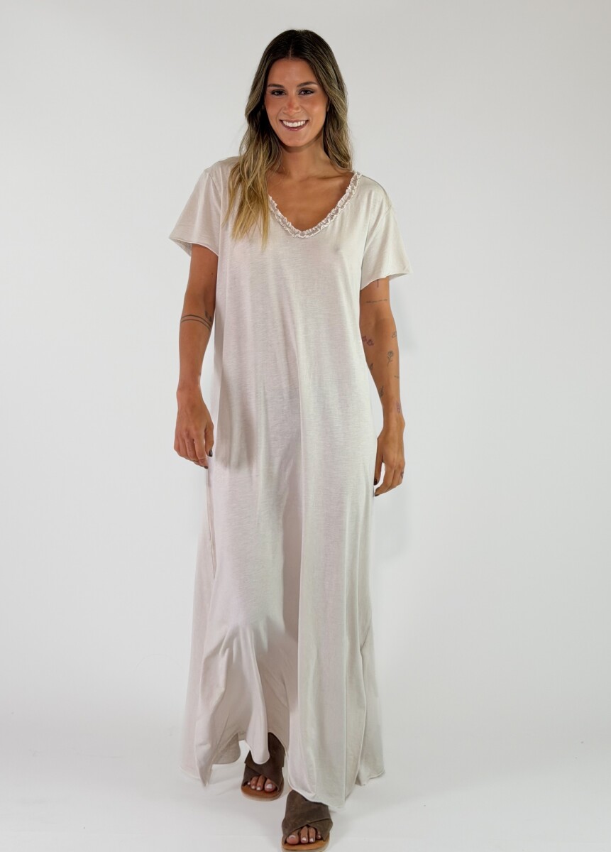 VESTIDO VARADERO - BEIGE 