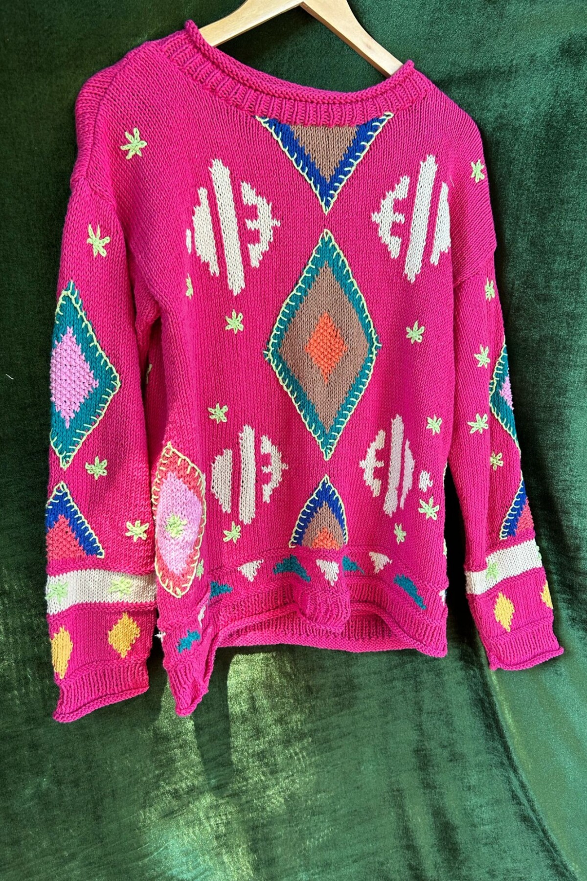 Sweater Gitano Base Fucsia
