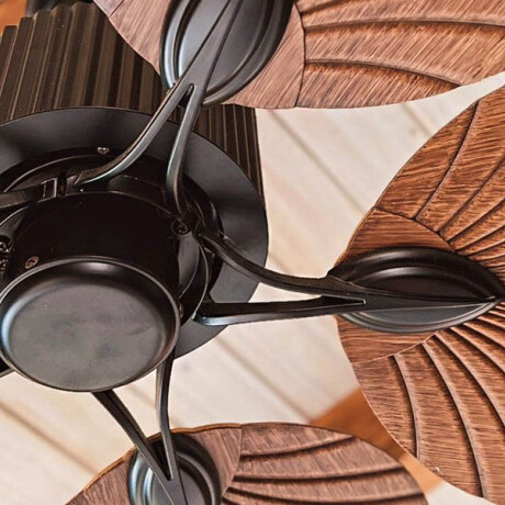 Ventilador De Techo 5 Aspas Símil Madera Bambú Hoja De Palma Ventilador De Techo 5 Aspas Símil Madera Bambú Hoja De Palma