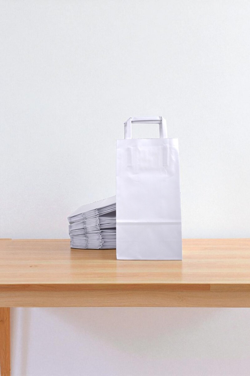 Pack x 200 - bolsa lisa 14x08x26 cm. - BLANCO 
