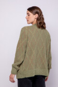 CARDIGAN LIVIA Verde Militar