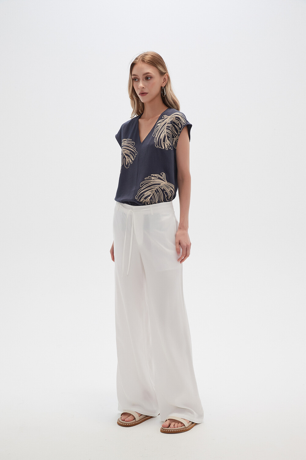 Pantalon Annelia Marfil / Off White