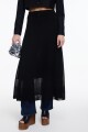 FALDA TEJIDA LUREX Negro