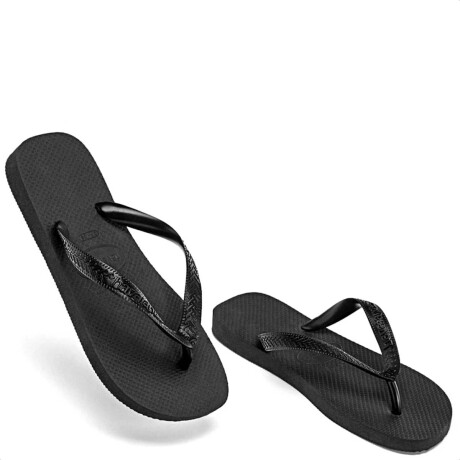 Havaianas Top Calzado Chancleta Ojota Sandalia Playa Negro