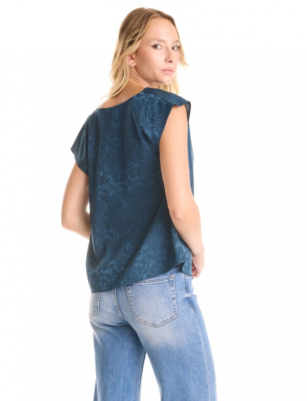 Blusa Labrada PETROLEO