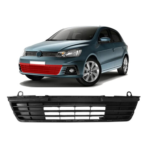 REJILLA DE PARAGOLPE CENTRAL GOL G7 16/18 (NEGRA) Rejilla De Paragolpe Central Gol G7 16/18 (negra)