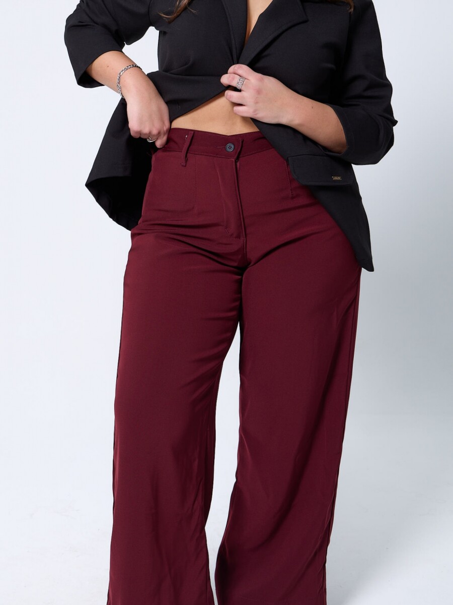 PANTALON IBET Bordó