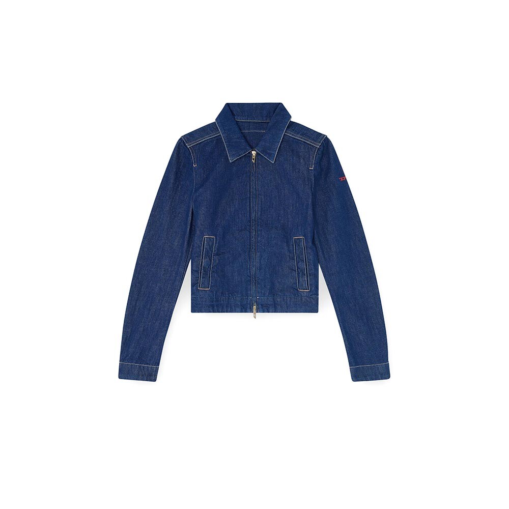 Chaqueta Denim Para Mujer De-Corb Azul oscuro