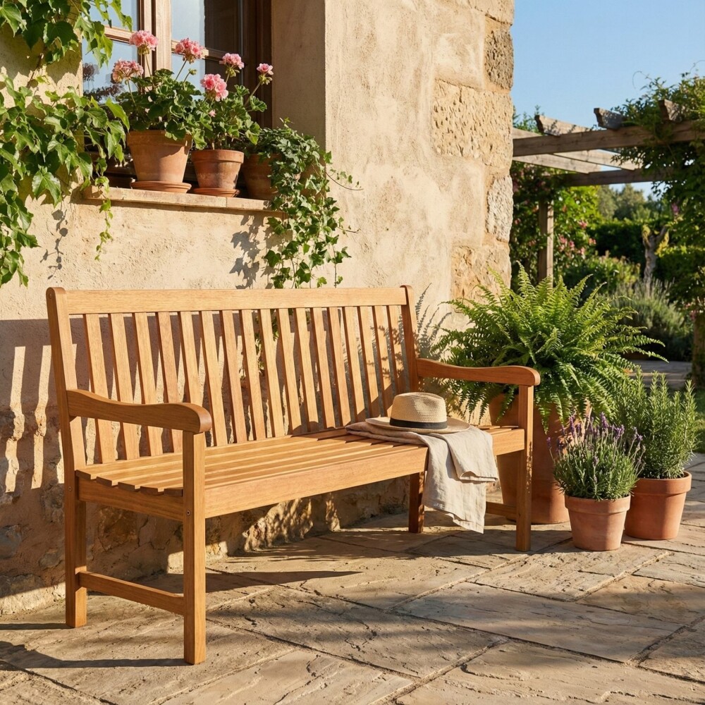 Banco con Respaldo - Ipanema 120 cm Banco con Respaldo - Ipanema 120 cm