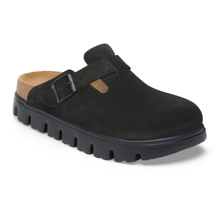 Zueco Boston Chunky LEVE - Estrecho Black