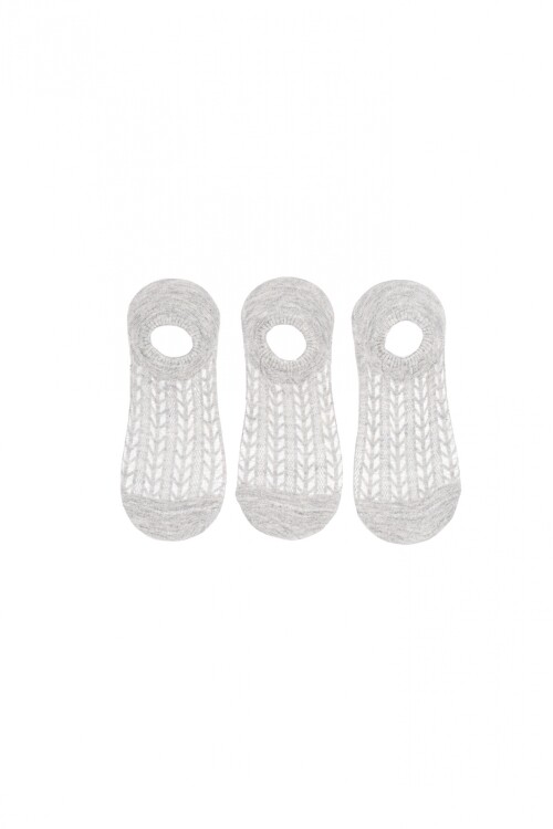 Media Pack x3 Invisibles Gris Melange