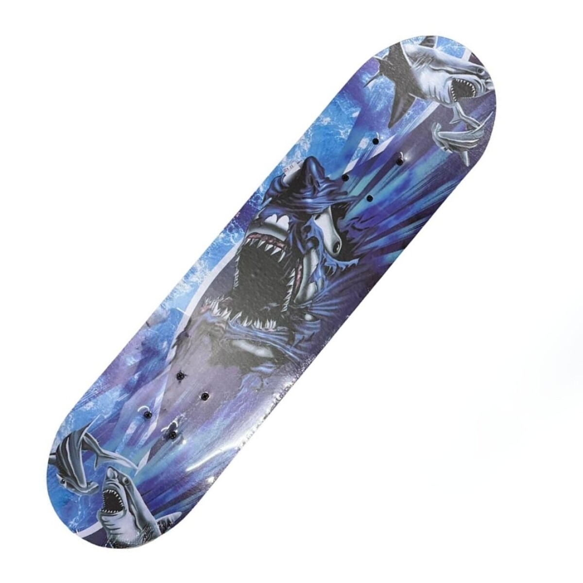 PATIN GRANDE DE MADERA CON DISEÑO / 4 RUEDAS 